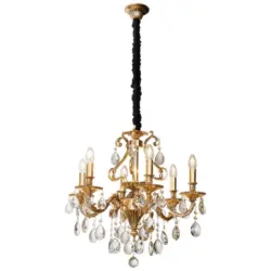 Kristall-H&auml;ngeleuchte Kade 58/372 cm
