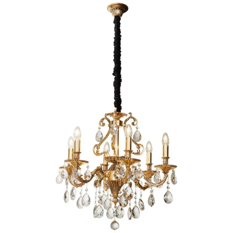 Kristall-H&auml;ngeleuchte Kade 58/372 cm