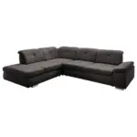 XXXLutz Lauterach - Ihr M&ouml;belhaus bei Bregenz Ecksofa in Mikrofaser Dunkelgrau 260/312 cm