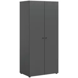 Dreht&uuml;renschrank in Anthrazit