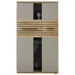 XXXLutz Lauterach - Ihr M&ouml;belhaus bei Bregenz Highboard Grau, Buchefarben 90/131/40 cm