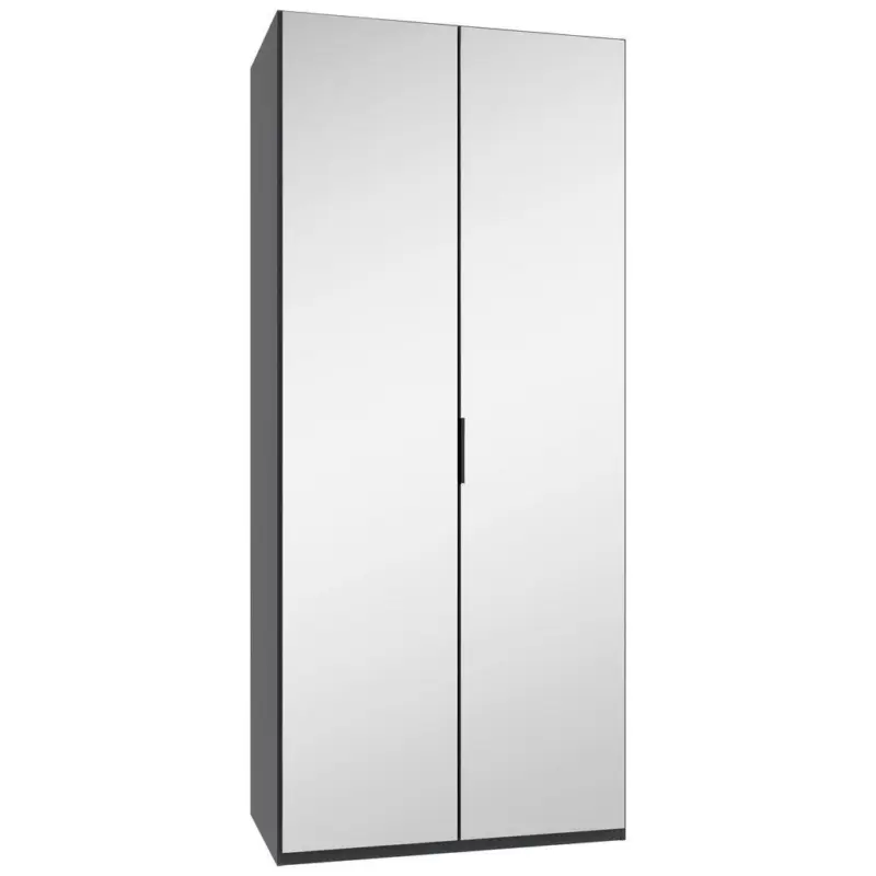 Faltt&uuml;renschrank in Graphitfarben