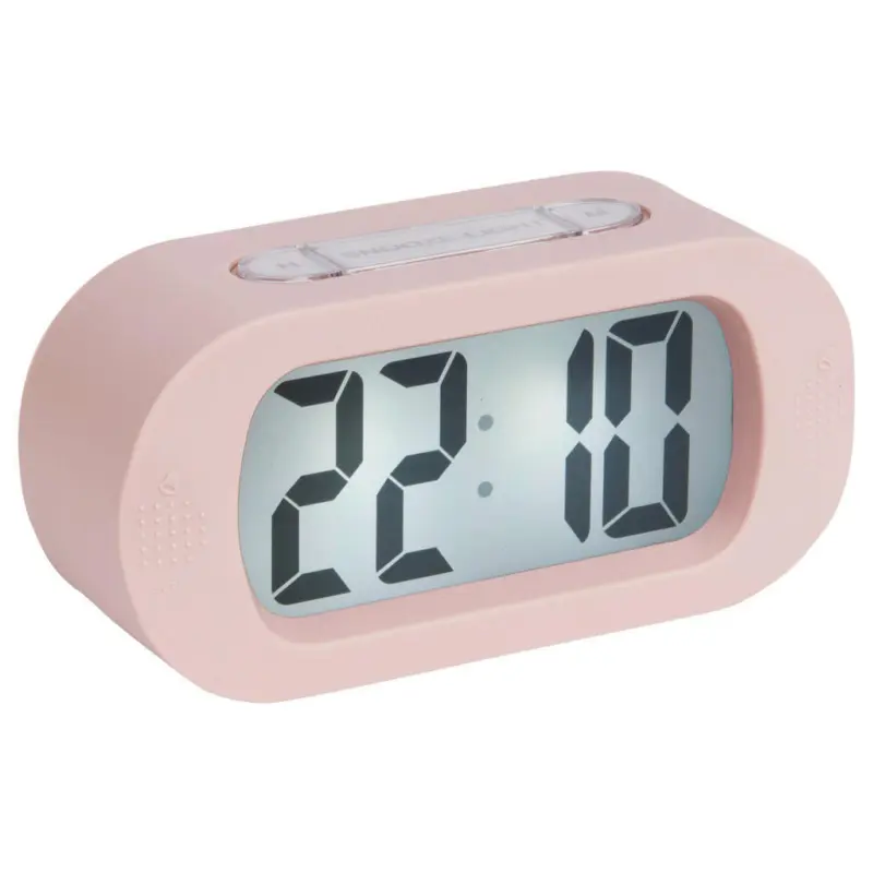 Wecker Gummy Pink 14/7/5 cm
