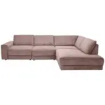 XXXLutz Lauterach - Ihr M&ouml;belhaus bei Bregenz Ecksofa Niels Andersson in Feincord Altrosa 316/242 cm
