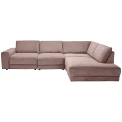 Ecksofa Niels Andersson in Feincord Altrosa 316/242 cm