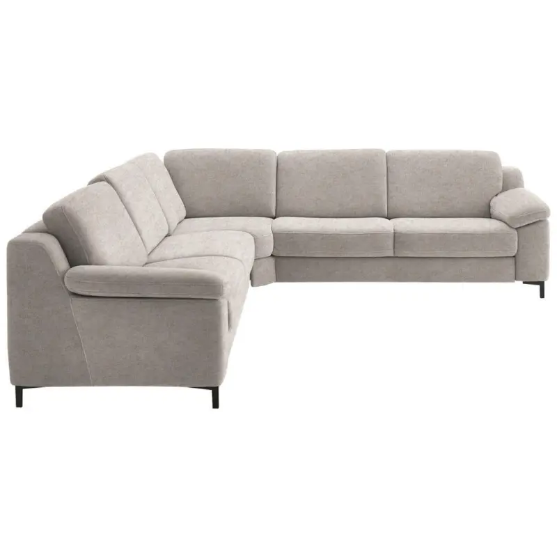 Ecksofa in Chenille Beige 278/278 cm