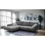 XXXLutz Lauterach - Ihr M&ouml;belhaus bei Bregenz Ecksofa Biarritz in Struktur Anthrazit 205/324 cm
