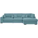 XXXLutz Lauterach - Ihr M&ouml;belhaus bei Bregenz Ecksofa in Cord Hellblau 340/205 cm