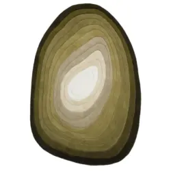 Wollteppich 200/290 cm Gr&uuml;n