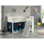 XXXLutz Lauterach - Ihr M&ouml;belhaus bei Bregenz Spielbett Absturzsicherung, Leiter, Rutsche, Vorhang, Rollrost 90/200 cm in Wei&szlig;
