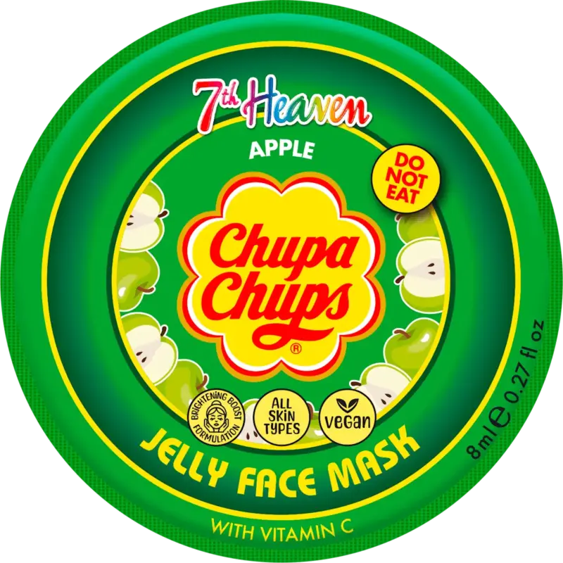 Chupa Chups mască de față pentru copii cu măr și vitamina C
