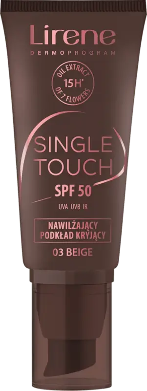 Single Touch fond de ten hidratant cu SPF50 03 Beige