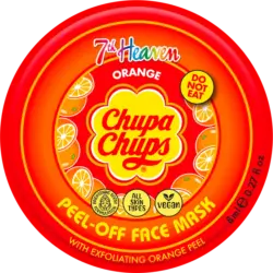 Chupa Chups mască de față pentru copii cu portocale