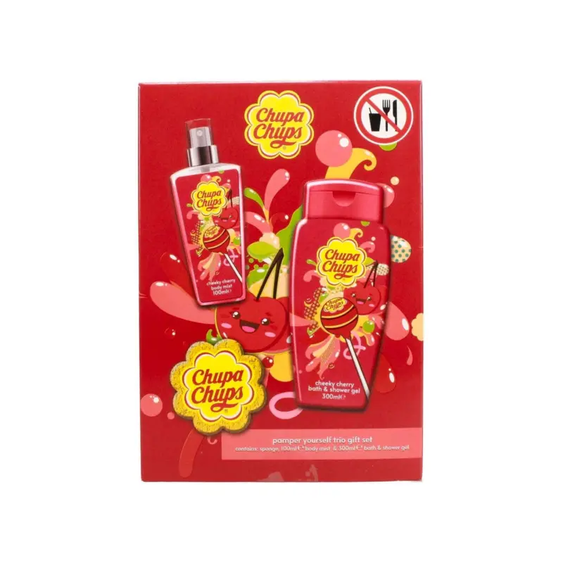 Set de baie cadou cu aromă de cireșe