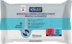 Șervețele umede dezinfectante pentru suprafețe