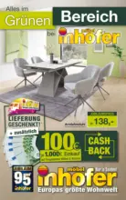 M&ouml;bel Inhofer ALLES IM GR&Uuml;NEN BEREICH - bis 16.05.2026