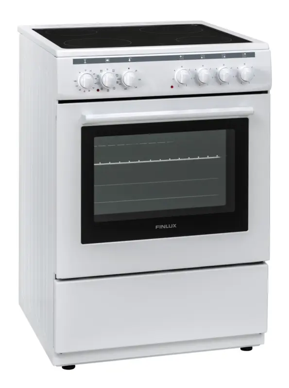 Готварска печка (ток) Finlux FLCM 6000A , Бял , Керамични