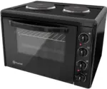 ЗОРА Готварска печка мини Елдом 203VFEN-NEW , 2 ток , Черен