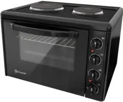 Готварска печка мини Елдом 203VFEN-NEW , 2 ток , Черен