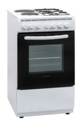 Готварска печка (ток/газ) Finlux FXC 522M , 2 газ 2ток , Бял