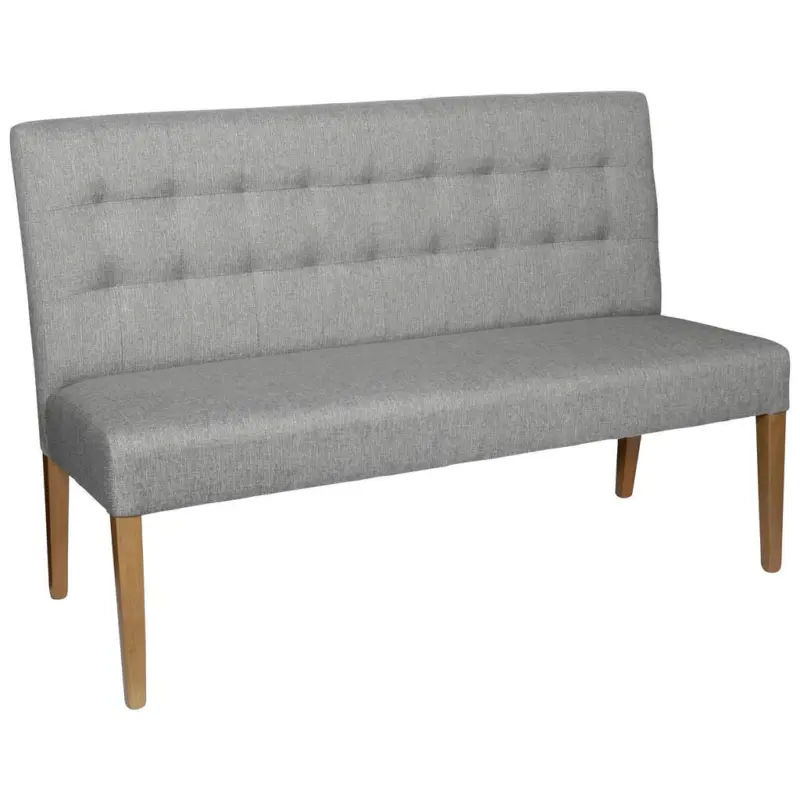 Sitzbank 141/95/64 cm in Hellgrau