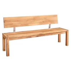 Sitzbank 180/87/55 cm in Eichefarben