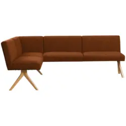 Eckbank 172/238 cm in Haselnussfarben