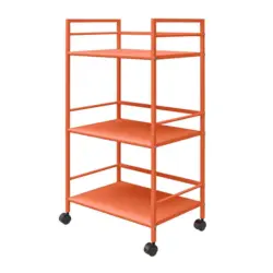 Servierwagen in Orange