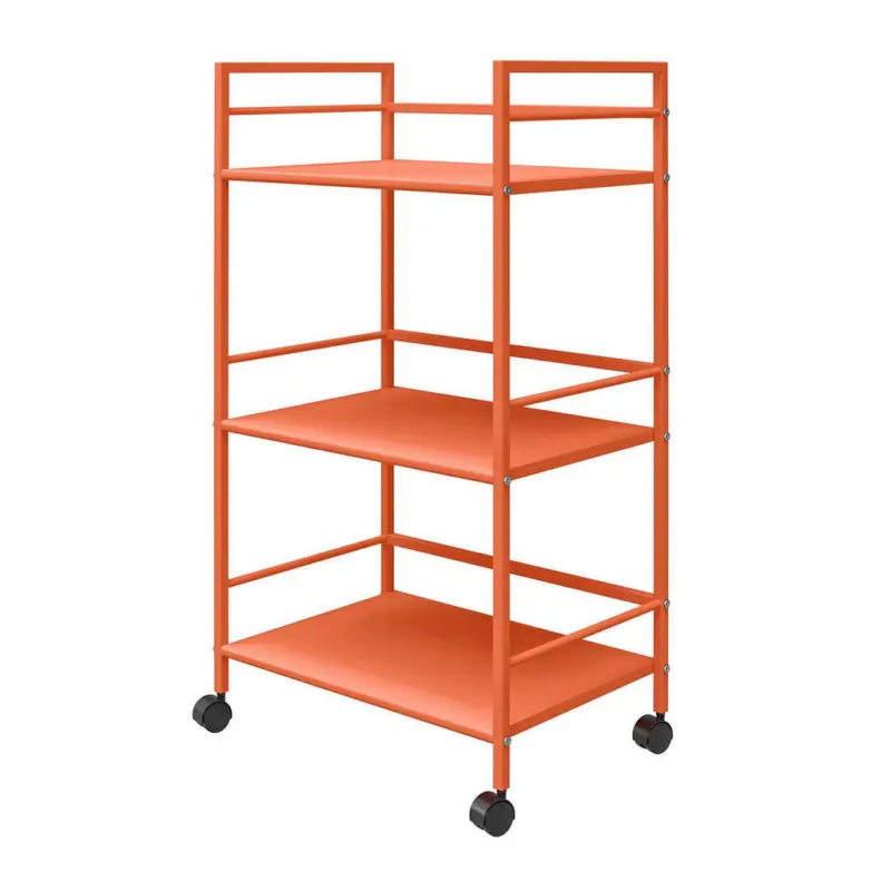 Servierwagen in Orange