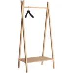 XXXLutz Lauterach - Ihr M&ouml;belhaus bei Bregenz Kleiderst&auml;nder in Naturfarben 74/180/50 cm