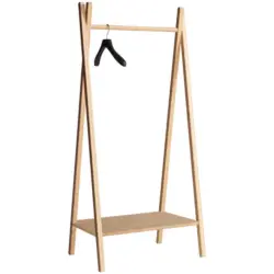 Kleiderst&auml;nder in Naturfarben 74/180/50 cm