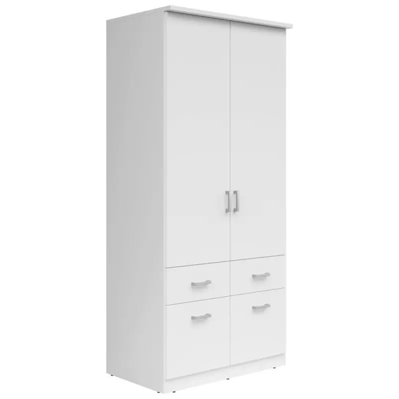 Kleiderschrank in Wei&szlig;