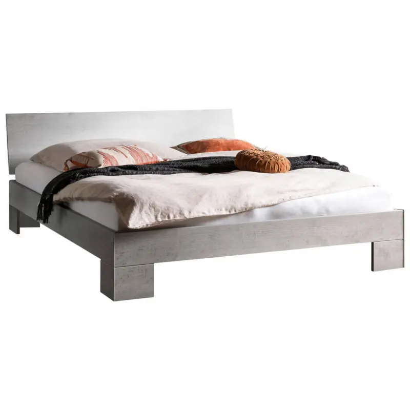 Bett 160/200 cm in Grau