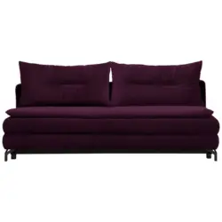 Schlafsofa in Flachgewebe Violett
