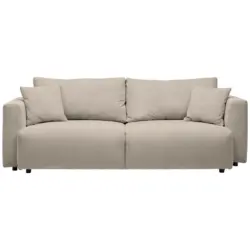 Schlafsofa in Cord Beige