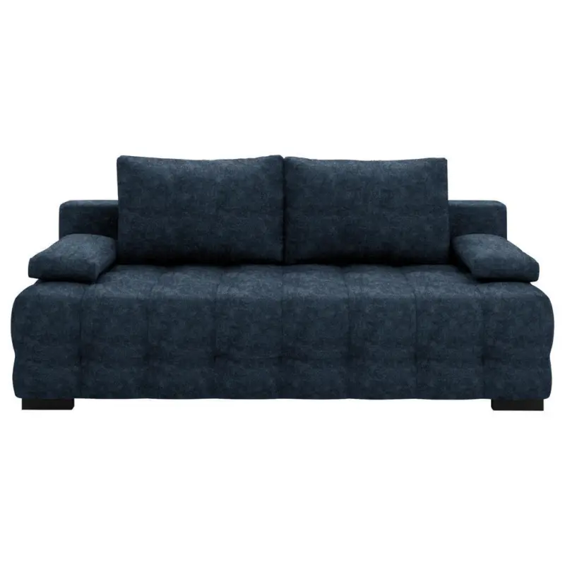 Schlafsofa in Velours Dunkelblau