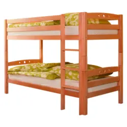 Etagenbett 90/200 cm Buchefarben
