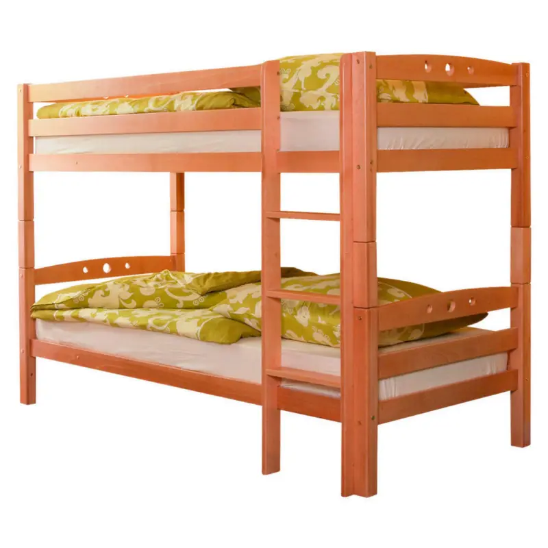 Etagenbett 90/200 cm Buchefarben