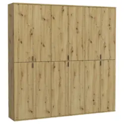 Garderobe 3-teilig in 183/193/34 cm