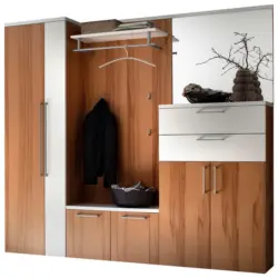 Garderobe 5-teilig in 222/201/35 cm