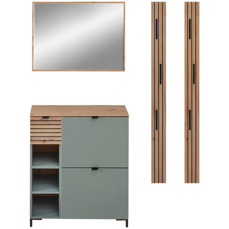 Garderobe 5-teilig in 140/188/37 cm