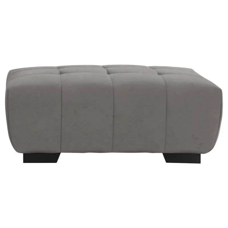 Hocker in Textil Grau