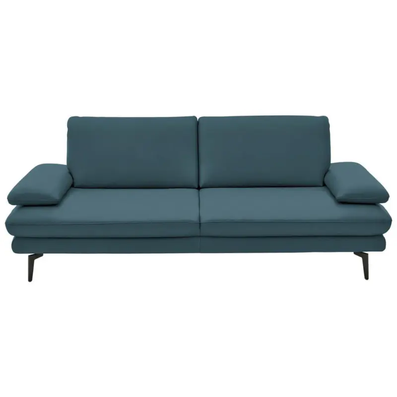 3-Sitzer-Sofa in Echtleder Blau