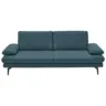 3-Sitzer-Sofa in Echtleder Blau