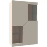 XXXLutz Lauterach - Ihr M&ouml;belhaus bei Bregenz H&auml;ngevitrine in Taupe, Wildeiche