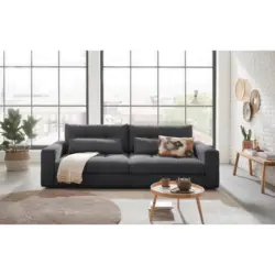 Bigsofa Jasper in Cord Anthrazit