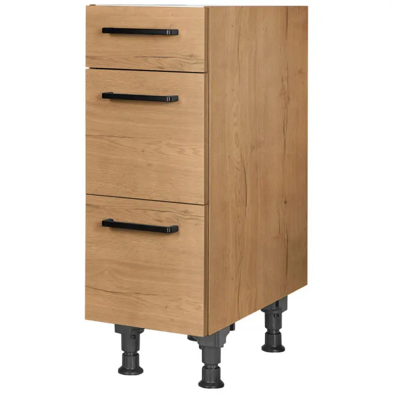 Schubkastenunterschrank 30/87/56 cm in Eichefarben
