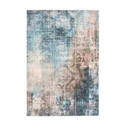 L&auml;ufer 80/150 cm Indiana 300 Blau / Braun Blau, Braun