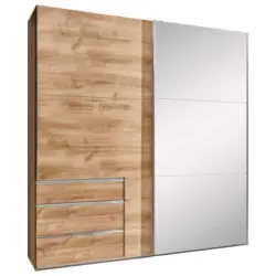Schwebet&uuml;renschrank in Eichefarben