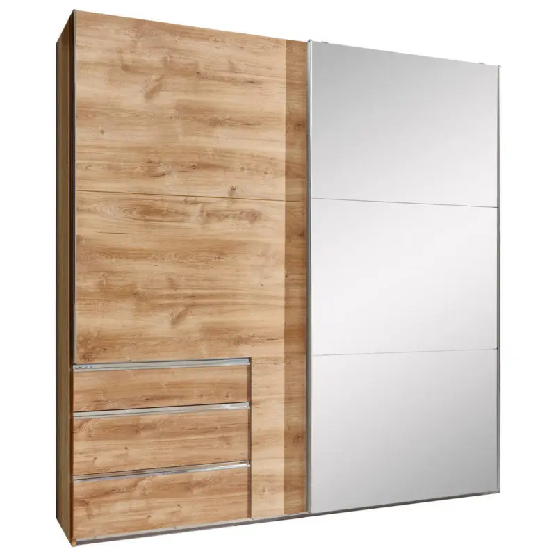 Schwebet&uuml;renschrank in Eichefarben